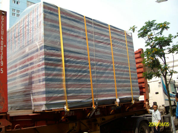 集裝箱平板櫃木箱包裝