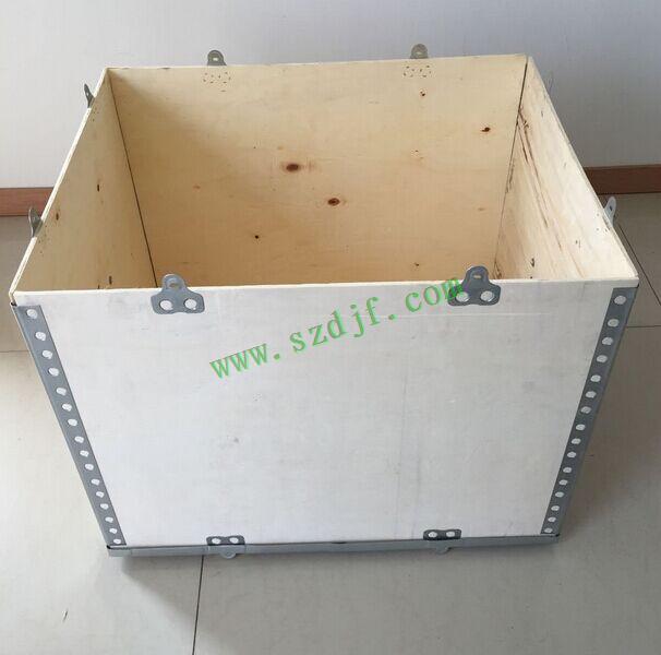 膠合板鋼帶木箱側麵